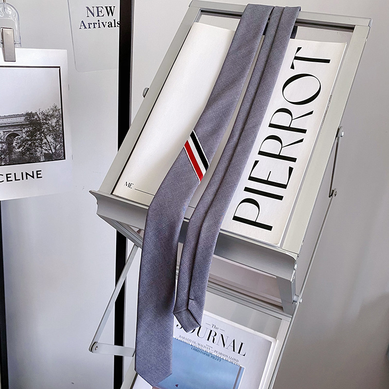 그레이 울 + 원사 염색 원사 TR 패브릭