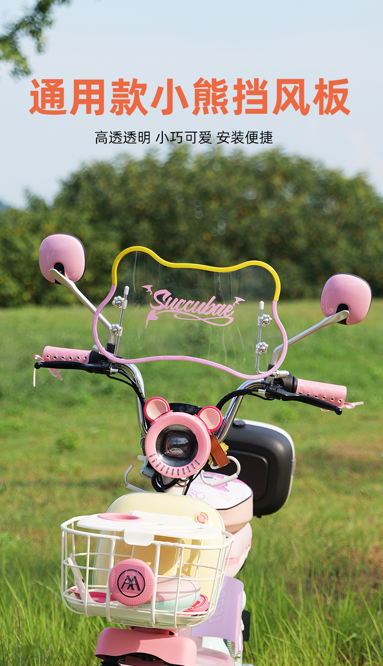 Windshield for Electric Vehicle Emma, Yadea Retro, Front Windshield