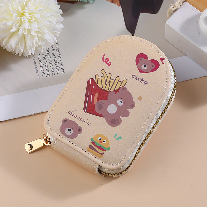 Transfronterizas damas lindas bolsa de tarjetas de órgano de oso bolsa de tarjetas múltiples bolsas de tarjetas de gran capacidad bolsa de tarjetas de almacenamiento