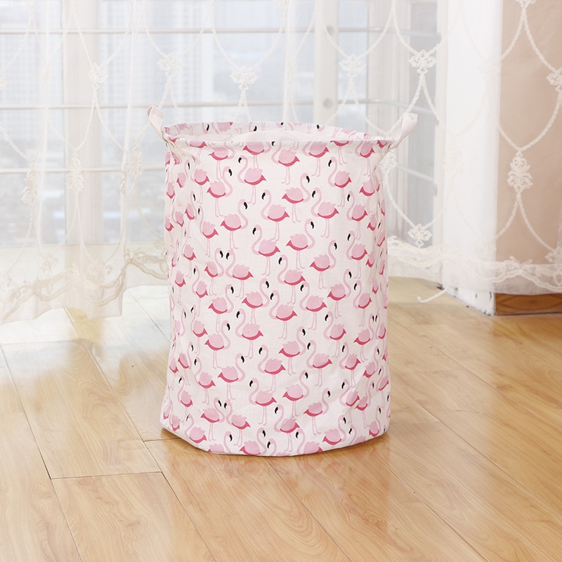 Comercio exterior Amazon con cordón cesta de lavandería plegable ropa de juguete cesta de almacenamiento de artículos diversos comercio electrónico transfronterizo