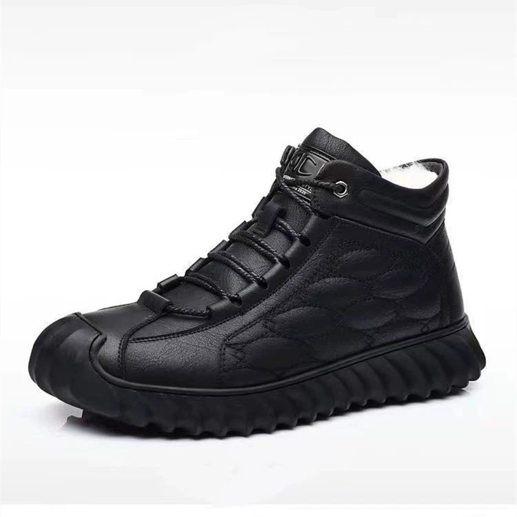 Winter boots platform, water repellent warm casual footwear