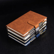 A5商务羊巴仿皮办公学习文具本子批发 记事本笔记本企业定 制套装