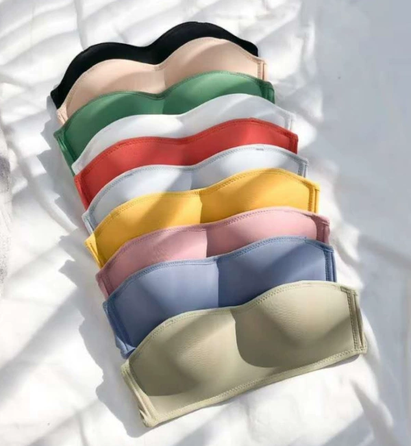 Японский трехмерный Невидимый нескользящий Топ Zi Mo Yipin с защитой от бега, без стальных колец, тонкий нескользящий бюстгальтер, женское нижнее белье