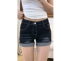 高腰夏季大码弹力热裤