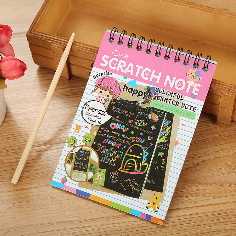 Libro de Pintura Mágica para Raspar Papel para Niños y Jardín de Infancia image 12