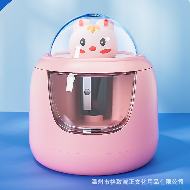 Nuevo tipo de cortador de lápiz eléctrico para niños cortador de lápiz automático cortador de lápiz para estudiantes de jardín de infantes al por mayor