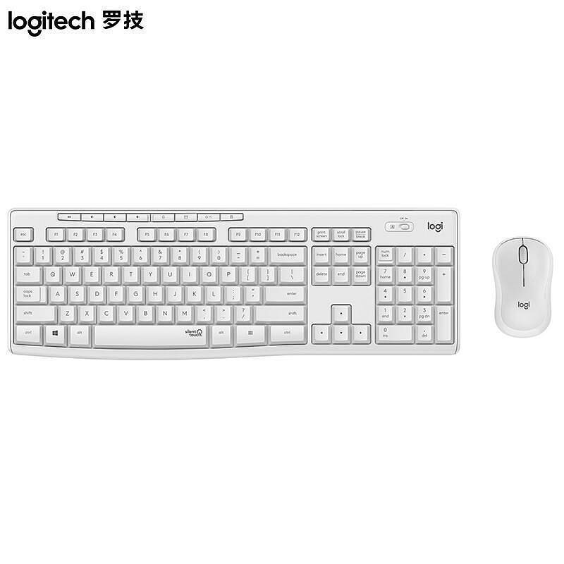 Logitech MK295 Wireless Keyboard and Mouse Set Office Mouse and Keyboard Silent Full-Size Wireless Receiver USB Logitech MK295 Wireless Keyboard and Mouse Set Office Mouse and Keyboard Silent Full-Size Wireless Receiver USB
