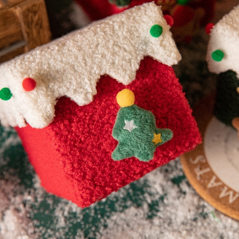 手作りのdiyクリスマスのギフトボックスのクリスマスイブのリンゴの箱の高級な厚いプラスの硬いクリスマスのプレゼントの包装箱のキャンディーの箱|undefined