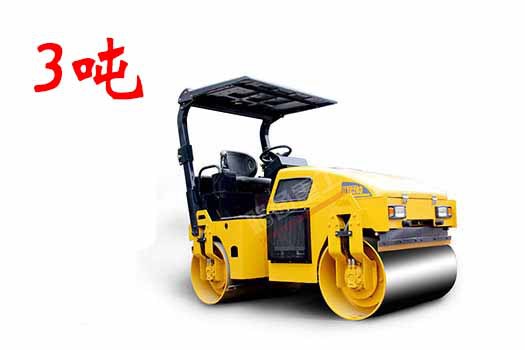 洛阳路通3吨LTC203全液压双钢轮振动压路机Smallroller全液压驱动