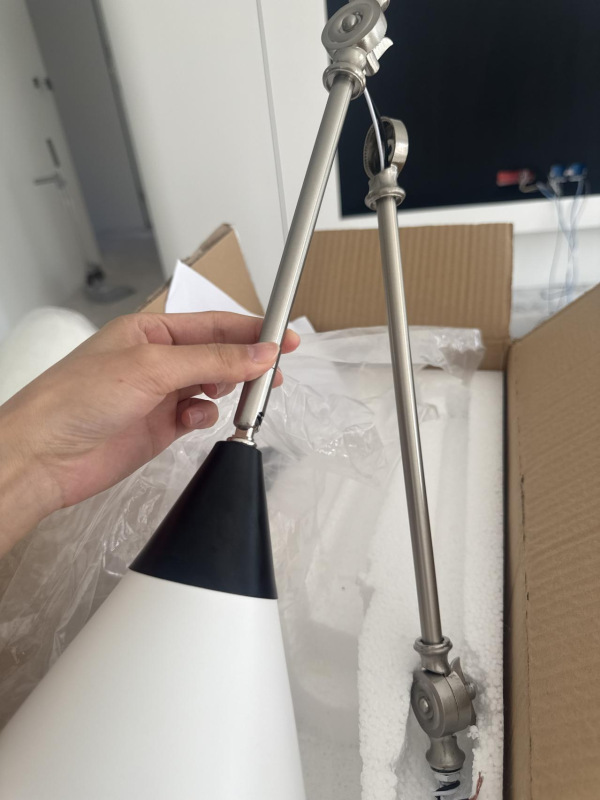 アメリカンウォールランプ中古折りたたみ調節可能な真鍮ライト高級キッチンサイドキャビネットマスターベッドルームベッドサイド読書壁ランプ|undefined