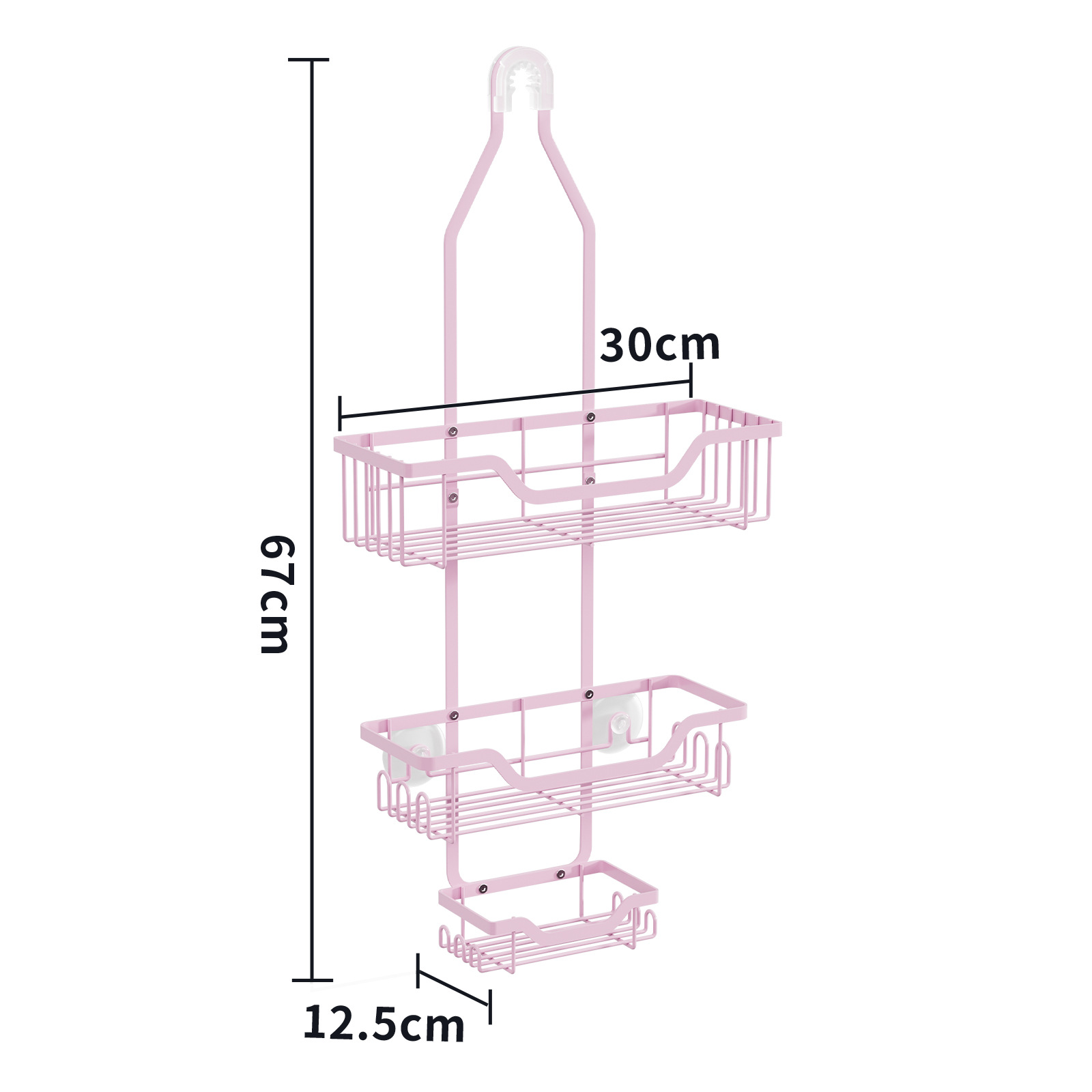 Transfronterizo Amazon baño ducha refugio inodoro ducha almacenamiento rack estantes de pared de baño