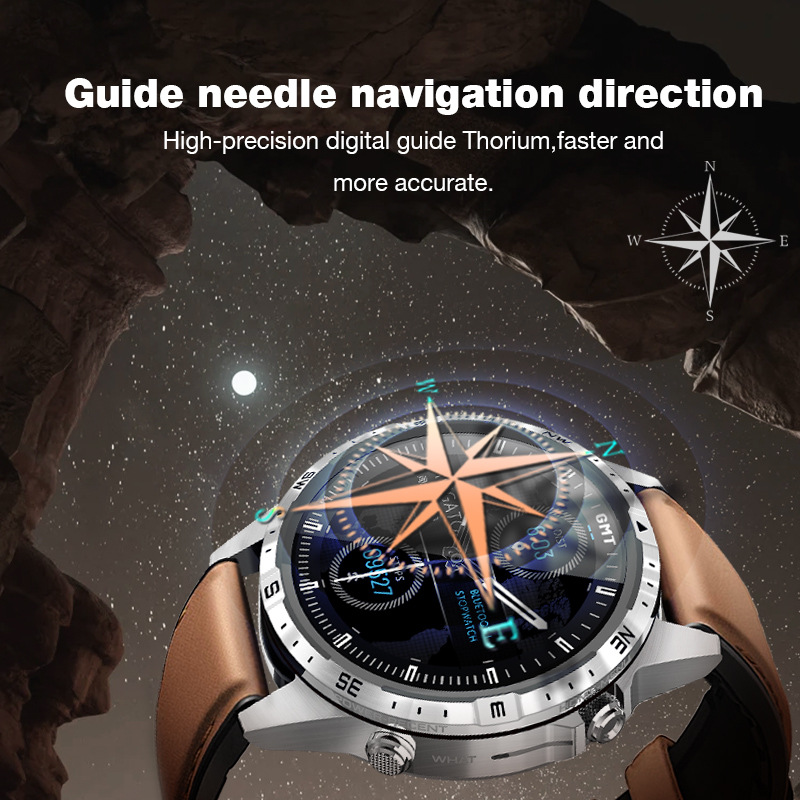 El popular reloj inteligente AOLON GT5Pro es súper resistente al agua con una pantalla grande de alta definición para fitness y deportes al aire libre.