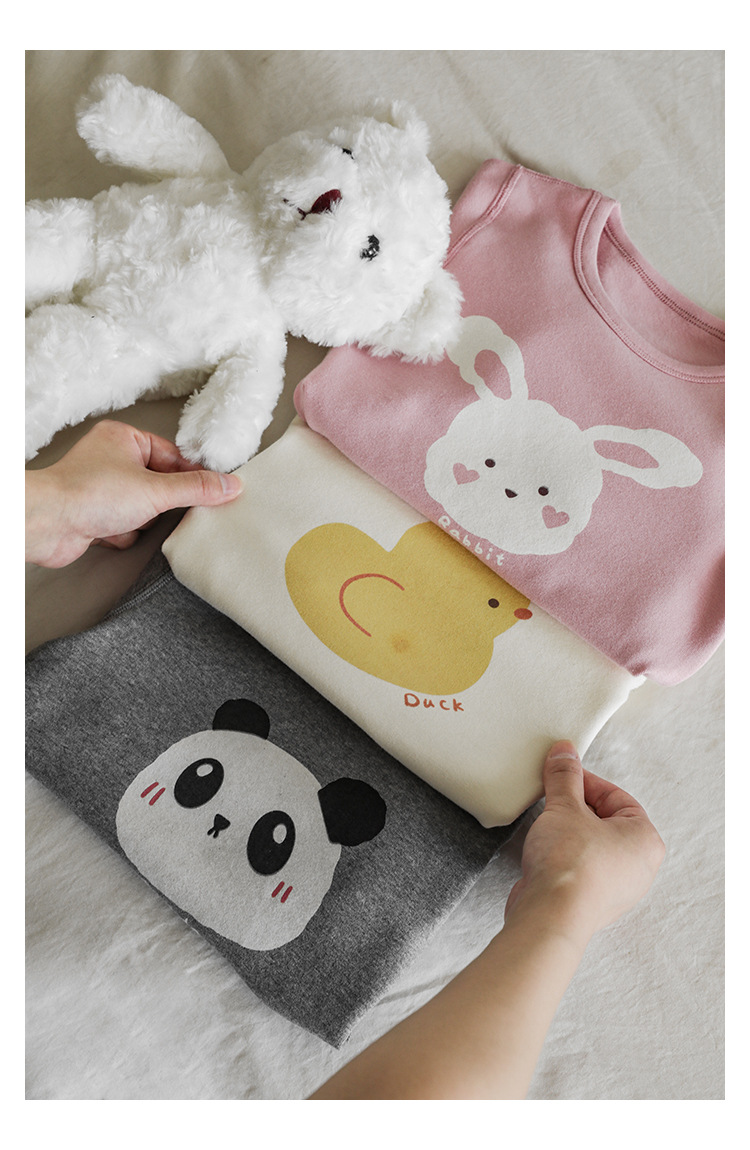 Cute Cartoon Cotton Baby Clothing Sets display picture 8