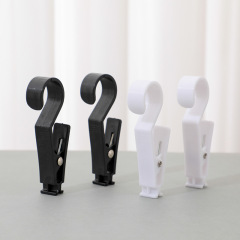 黒いプラスチッククリップ展示会防風フックサンプルクリップフックマフラー帽子ズボン布クリップ革クリップ卸売り