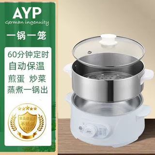 不锈钢家用电蒸锅多功能全自动保温一体自动断电