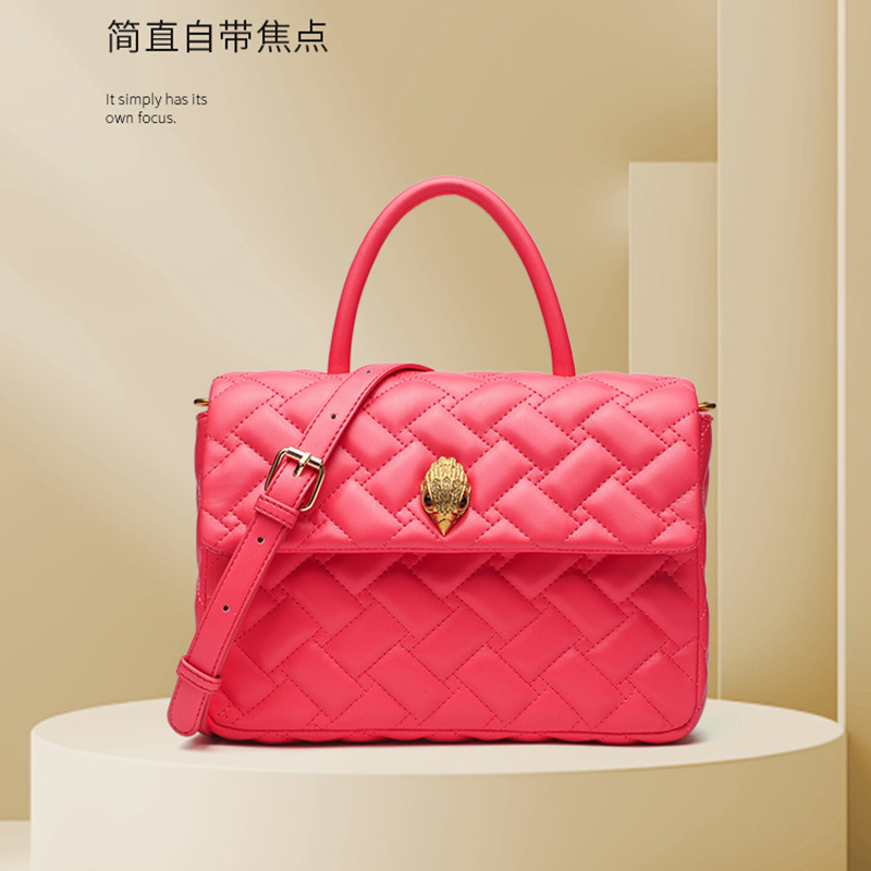 2025 New Summer High-End Women's Bag Cross-Border Export Popular Simple and Versatile Quilted Chain Bag Crossbody Bag