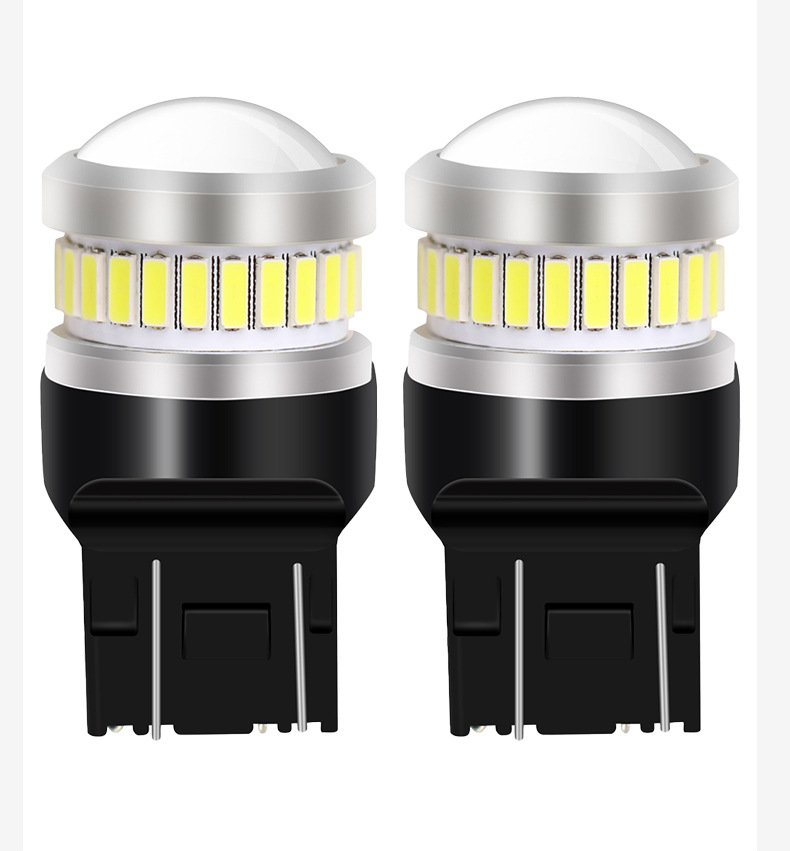 Car LED Turn Signal Light 7443 24SMD 4014 DRL 6SMD 3030