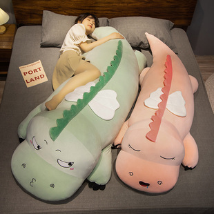 Dinosaur Plush Toy Doll Pillow Sleeping Bed Rag Doll Big Doll Legs Kidsren's Birthday Gift for Girls