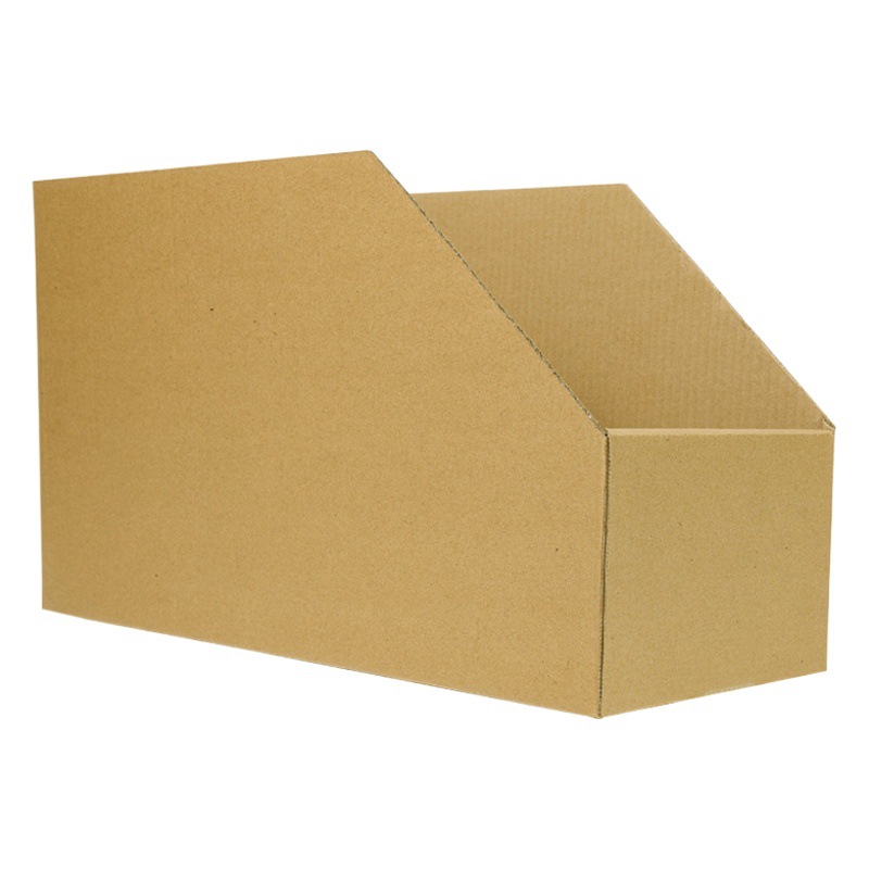 Clasificación de estanterías de almacén, clasificación, almacenamiento de autopartes, cartón de exhibición, caja de almacenamiento especial de comercio electrónico, caja de boca oblicua