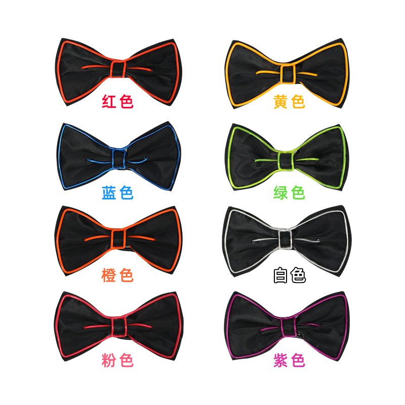 Casual entretenimiento de hombre sling pants luminoso cinturón de Navidad fiesta LED corbata luminosa guante luminoso