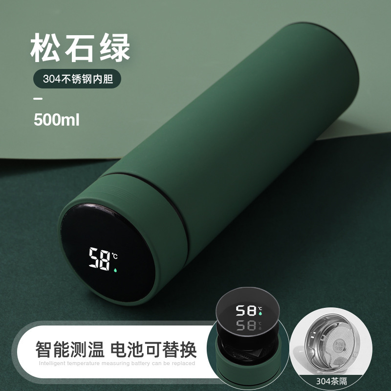 Taza de Vacío Inteligente con Gotero, Doble Pared, Portátil, Para Auto/Oficina