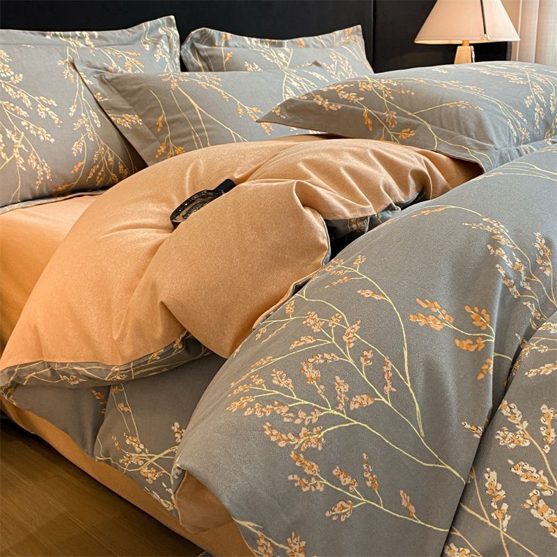 Blue rice-the melody of love (thick pure cotton brushed/sleeping sleep grade)