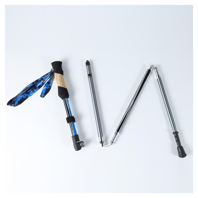 Bastone da passeggio portatile in lega di alluminio per anziani, telescopico, per esterni, viaggi, escursionismo, ultraleggero, senza carbonio, a forma di T_voghion.com