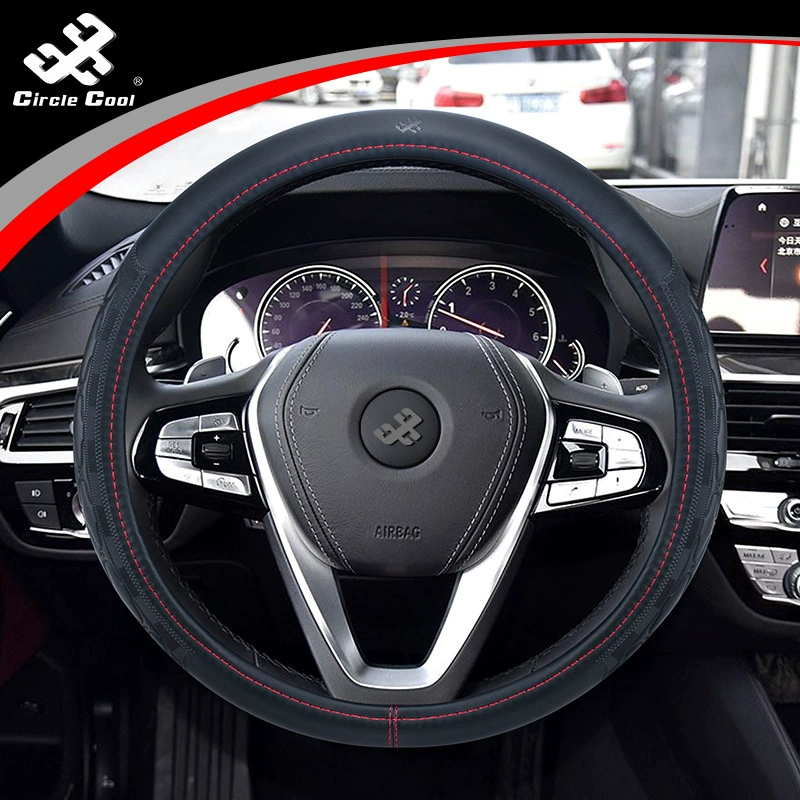 Souku крышка рулевого колеса автомобиля пластиковое кольцо светлая крышка ручки автомобиля спиральный узор Стиль Производители напрямую поставляют трансграничную внешнюю торговлю