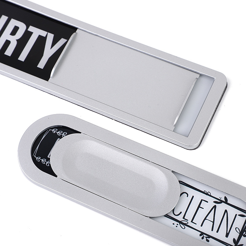 Etiqueta de lavavajillas signo de limpieza logotipo deslizante etiqueta magnética etiqueta engomada del refrigerador personalizado lavavajillas Magne