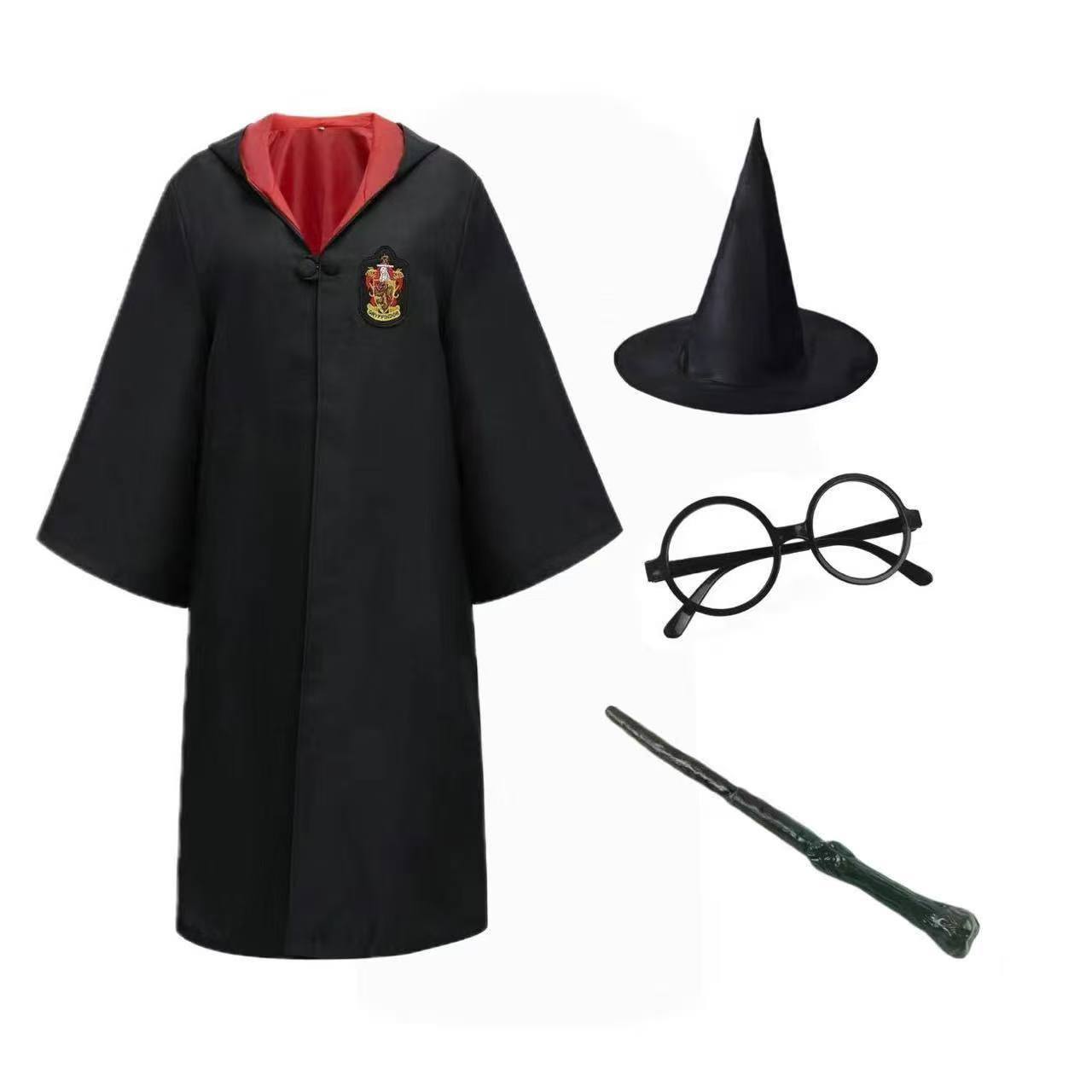 Túnica con Capucha Mágica para Cosplay de Poliéster para Halloween y Espectáculos