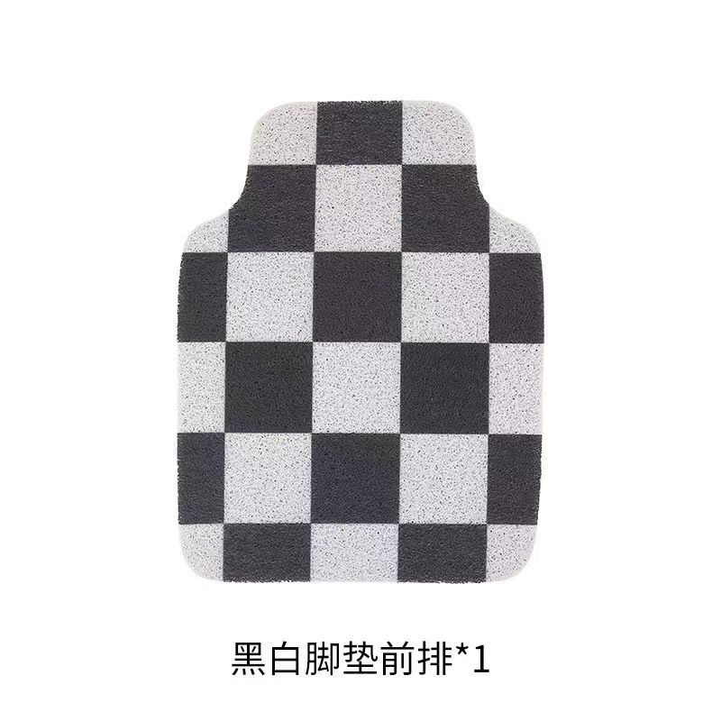 Car Foot Pvc Car Mat Cute Cartoon Cinnamon Dog Car Anti-Dirty Foot Mat Car Wire Ring Scraping Foot Mat