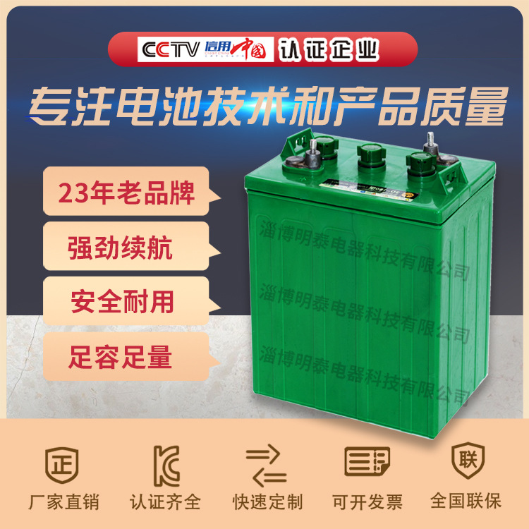3D-180型铅酸蓄电池6V185Ah巡逻车游览观光车电动游艇道路清洁车