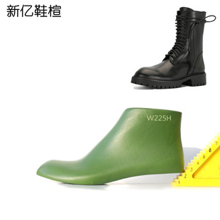 Women's High-top Shoes Last Toe Mid-tube Strap Boots Last Toe Women's Round Toe Low-heeled Shoes Last W225h