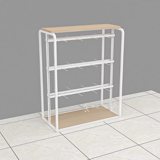 양면 걸이 속옷 랙 120*60*145 상단 및 하단에 보드 포함