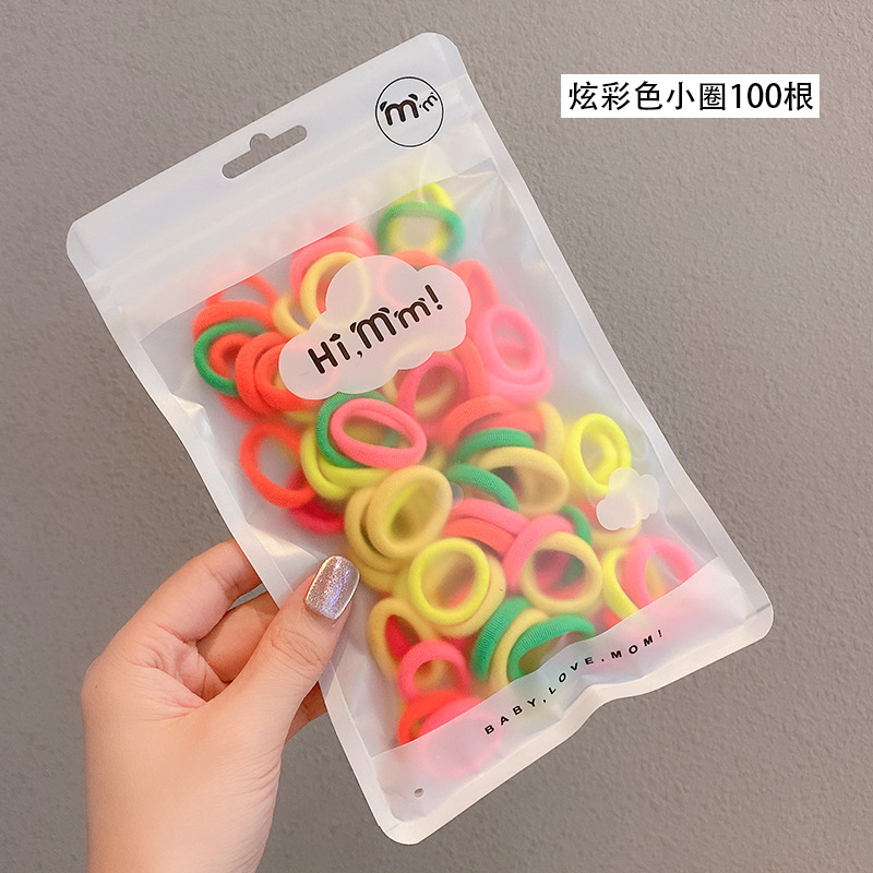 Colorido banda de pelo lazo banda de goma del pelo Mori diadema Internet celebridad ins lazo banda de pelo femenino cuerda de pelo simple cubierta de cuero Corea del Sur