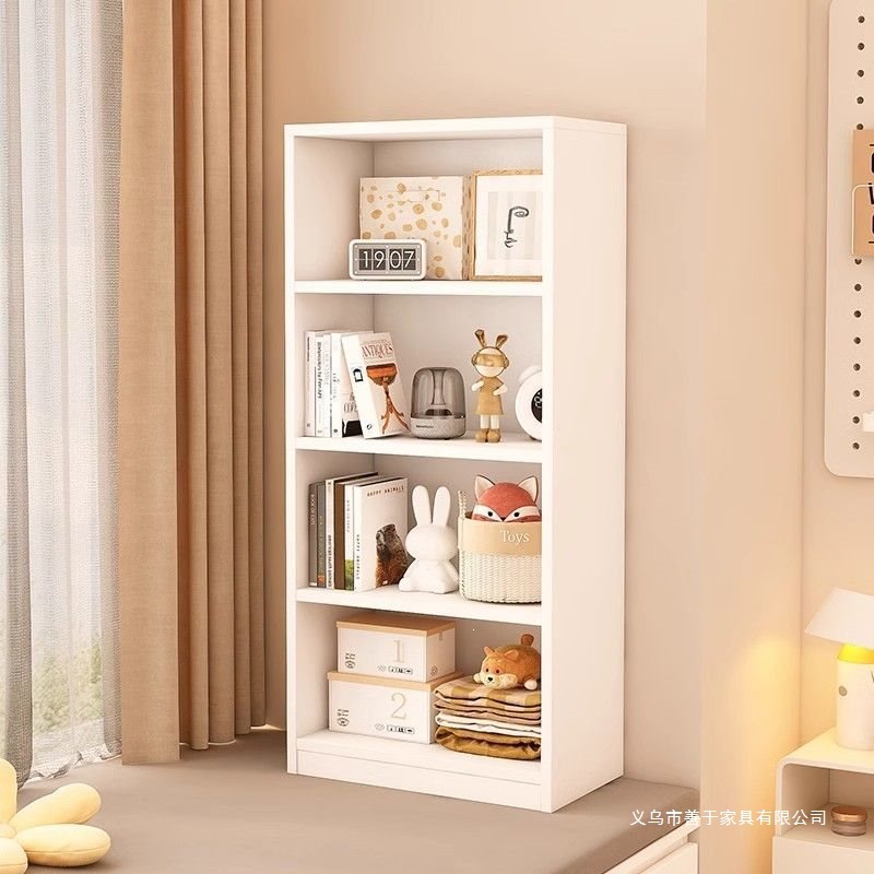 Display Cabinet, Floor-Standing Narrow Bookshelf, Solid Wood Storage Rack, Storage Bay Window Cabinet, Children's Cabinet, Living Room Windowsill Cabinet