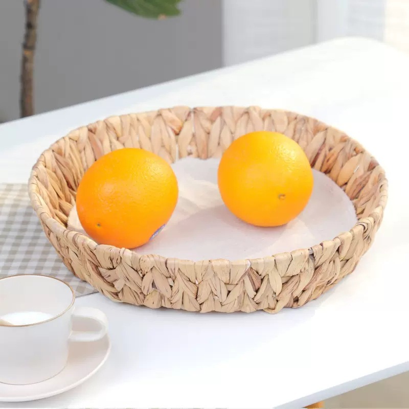 Exported To Europe America Hot-Selling Japanese-Style Kitchen Basket Gourd Desktop Grass Storage Box Tray Wholesale And_voghion.com