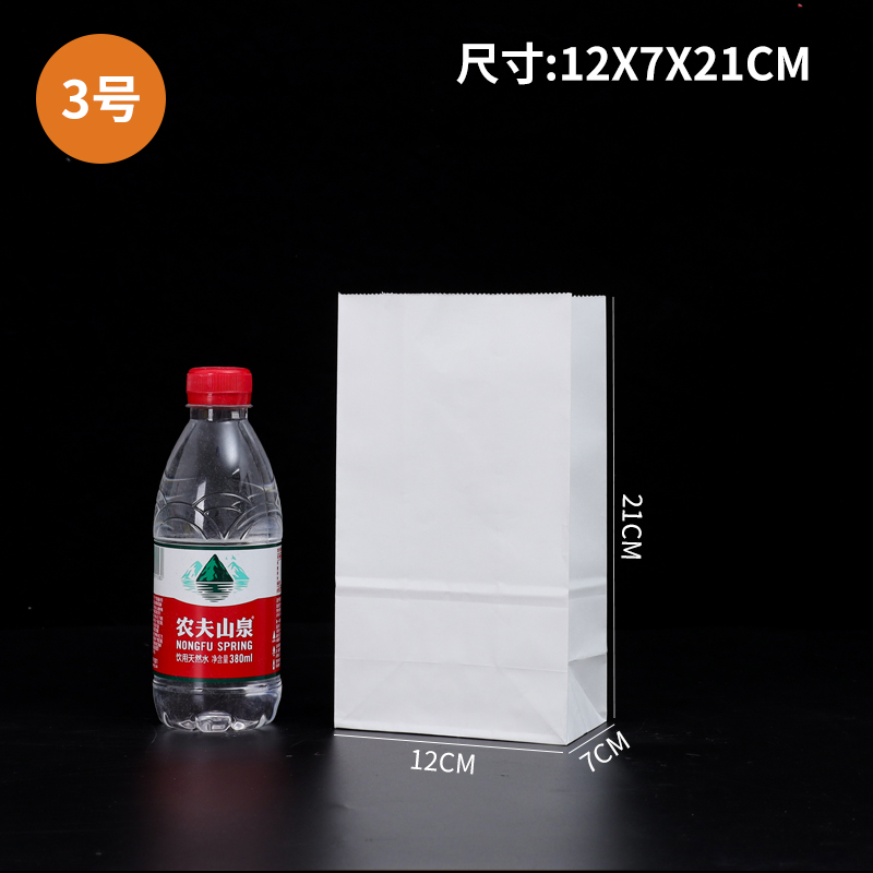 Bagas de fondo cuadrado kraft desechables gruesas a prueba de aceite para hornear hamburguesas de barbacoa para llevar bolsa de embalaje