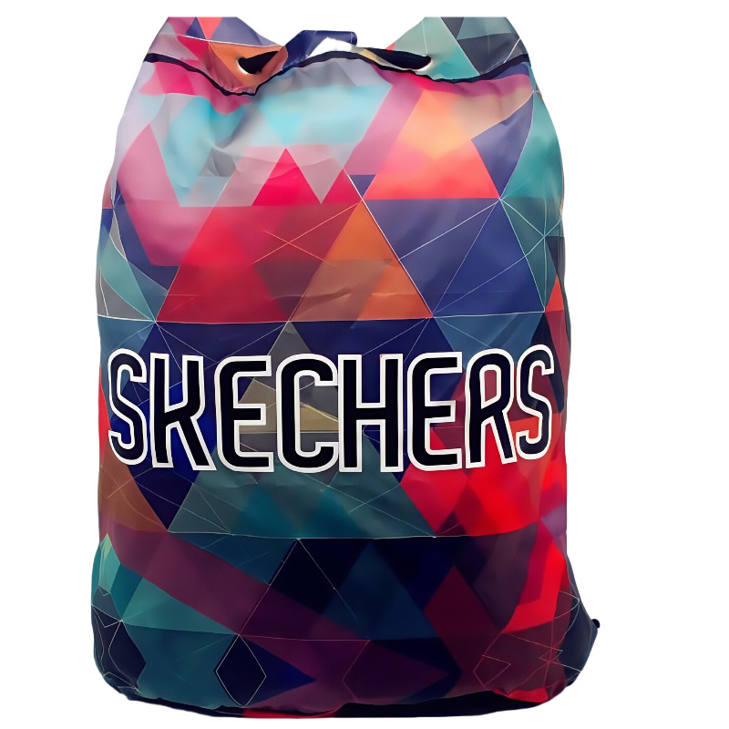 供应涤纶束口拉绳袋布类印花包装手拉拉绳袋不同LOGO印刷收纳袋