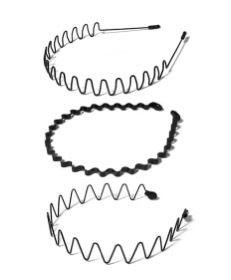 Diadema de los hombres diadema Corea del Sur deportes invisibles moda estilo coreano simple espalda grutas de pelo onda horquilla tocado diadema