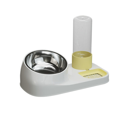 Automatic Feeding and Drinking Bowl, Wet and Dry Dual-Use, Pet Bowl for Cats and Dogs, Pet Supply, Automatic Waterer