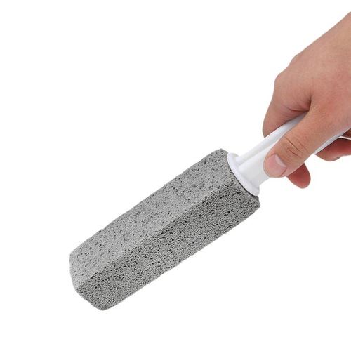 Pumice toilet brush toilet powerful cleaning no dead ends remove urine scale yellow stain artifact wash toilet water level line brush