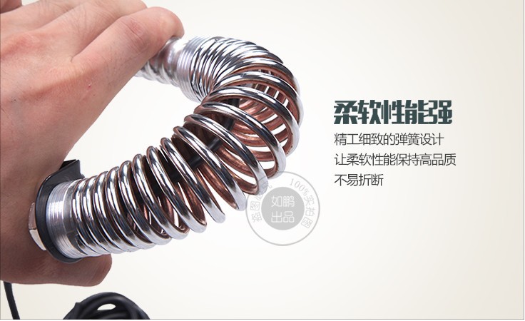 Bold hard rod 1 m long stainless steel car decorative antenna SUV car clip modified flagpole