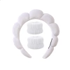 Headband, white set, 3 pieces