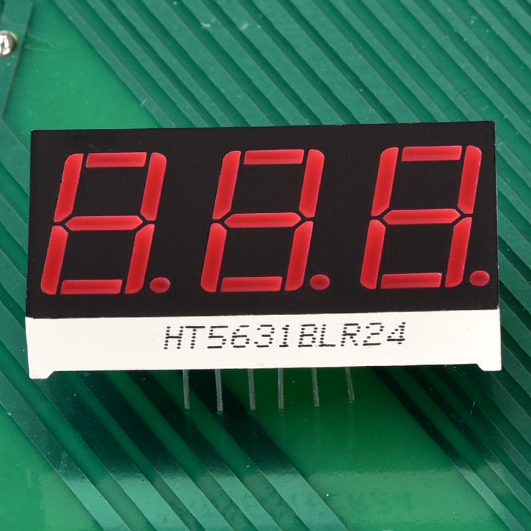 LED数码管3位0.56英寸三位超高亮红色数码管CS5631BH现货5361AS