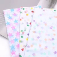 50*35cm 20 шт в мешке цветные звезды печатные оригами бумажная бумага для одежды красное вино цветы подарочная упаковка