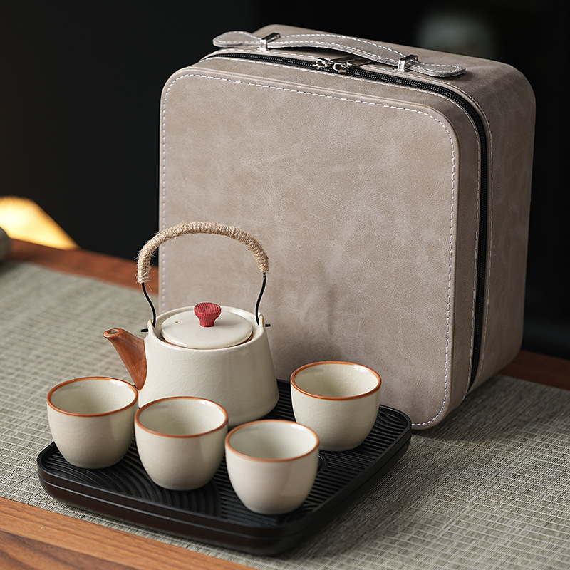 China Ruyao Travel Set Tea Set Набор высококлассных подарочных коробок для деловых компаньонов, чтобы отправить клиентам практические подарки
