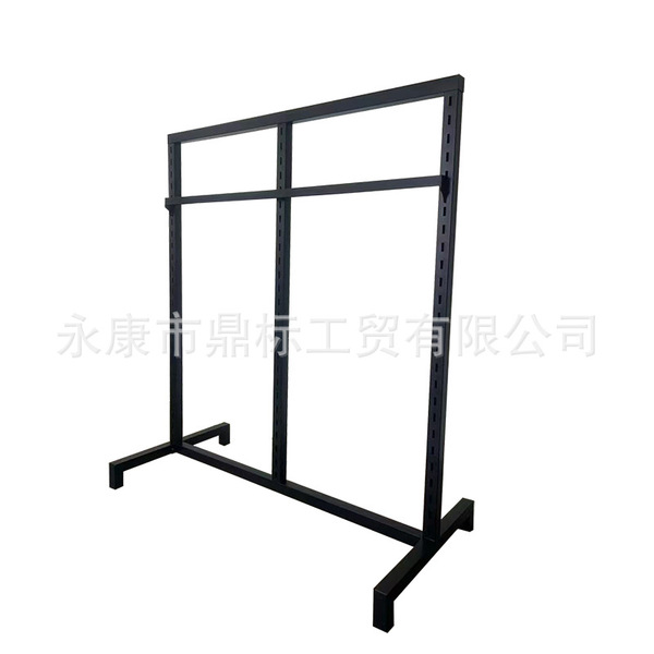 Exported to Venezuela Clothing Store Black Shelf Display Rack Shoe Store Shoe Rack Can Be Equipped with Beam Display Rack Supports Customization
