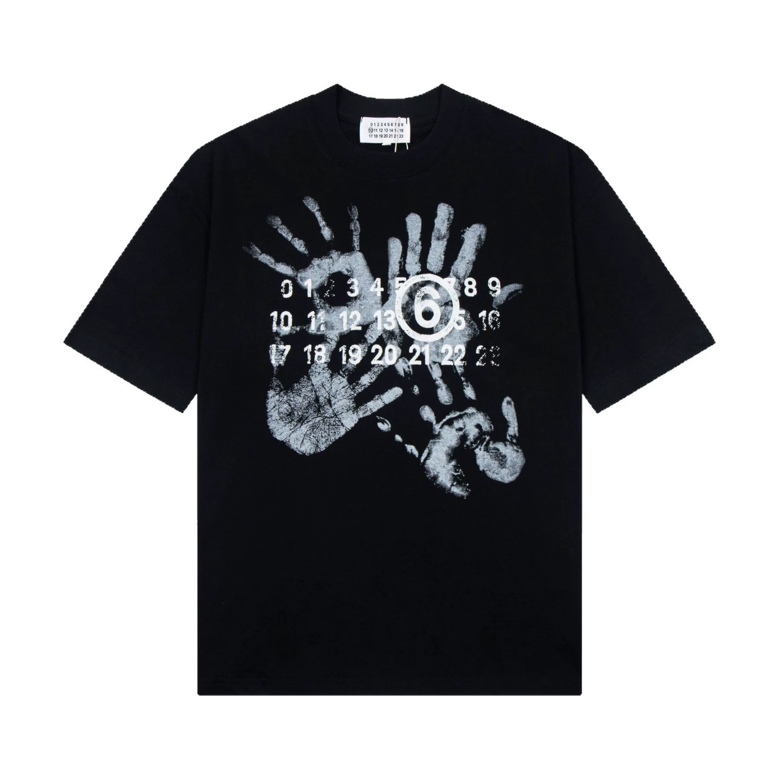 Футболка Maison Margiela MM6 унисекс, чистый хлопок, цифровая печать, короткий рукав S–XL