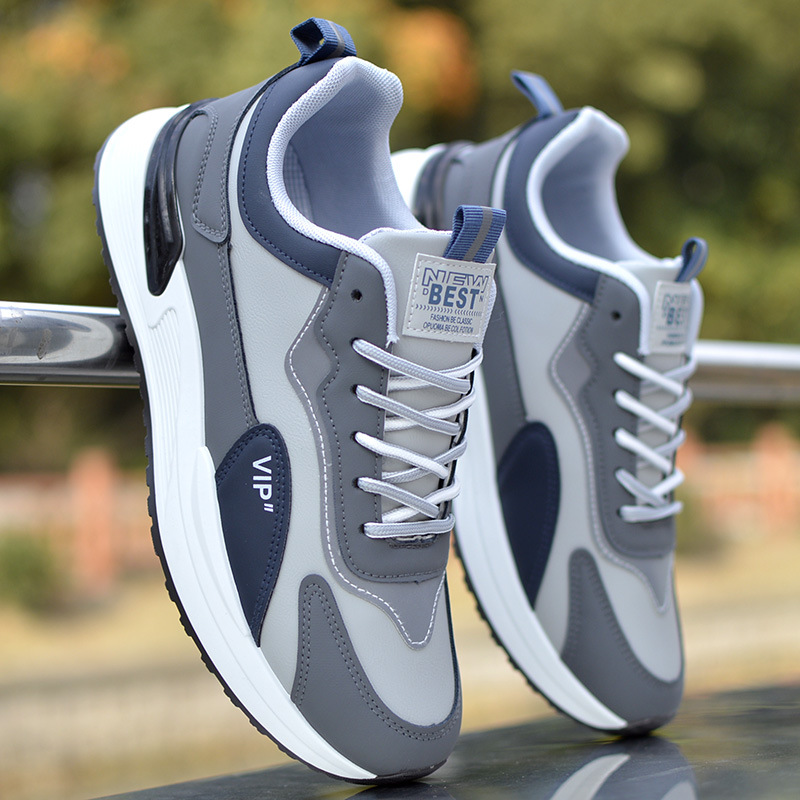 Férfi tavaszi-nyári új sport, vízálló, csúszásgátló futócipő, divatos és sokoldalú apuka cipő_voghion.com